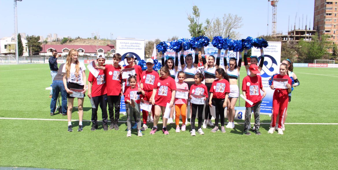 With the support of the International Foundation of Sport, Tourism and Youth, an open championship in athletics was held between students and children